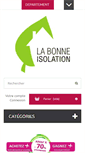 Mobile Screenshot of la-bonne-isolation.com